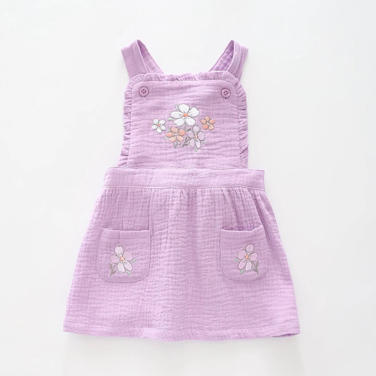 Purple Cheesecloth Pinafore Ollies Place