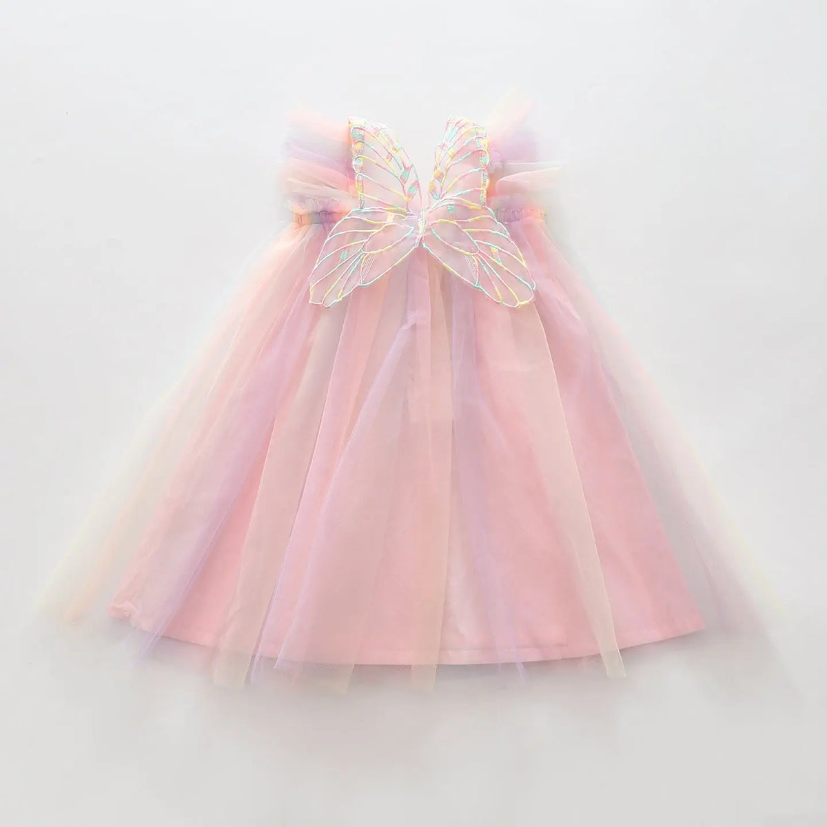 Rainbow Butterfly Tulle Dress Ollies Place