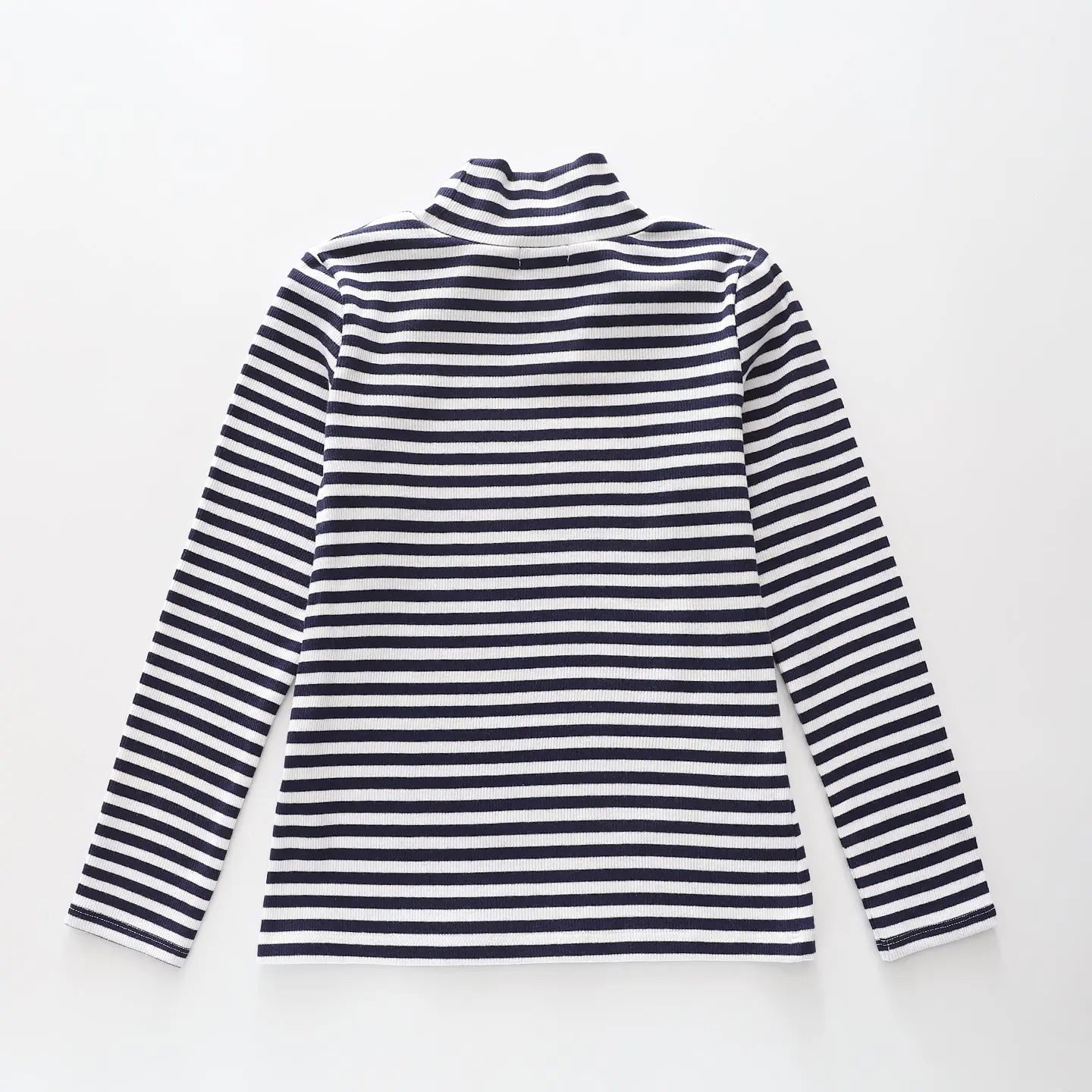 Ribbed High Neck LS Top Ollies Place