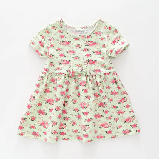 Rose Print Summer Dress Ollies Place