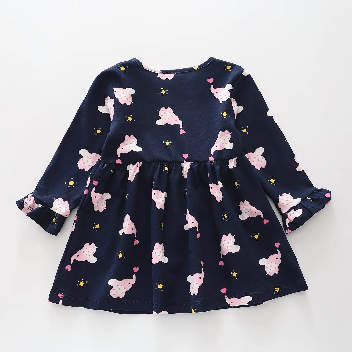 Ruffle Sleeve Print Dress Ollies Place