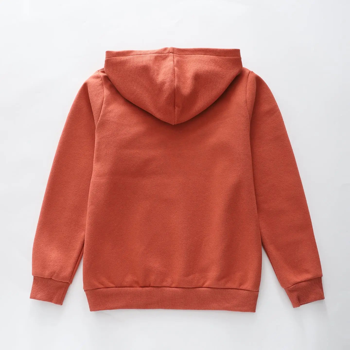 Rust Textured Hoodie Ollies Place
