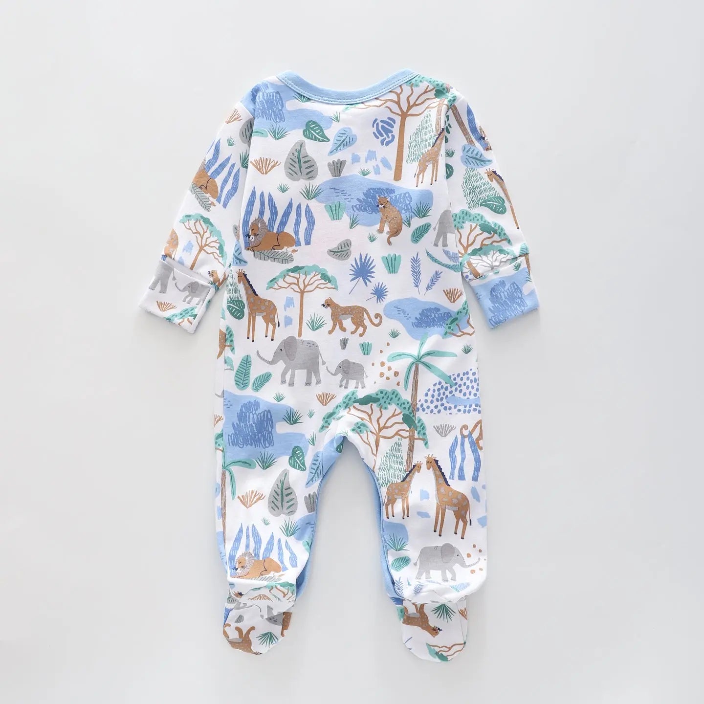 Safari Print, Baby Boys Romper Ollies Place