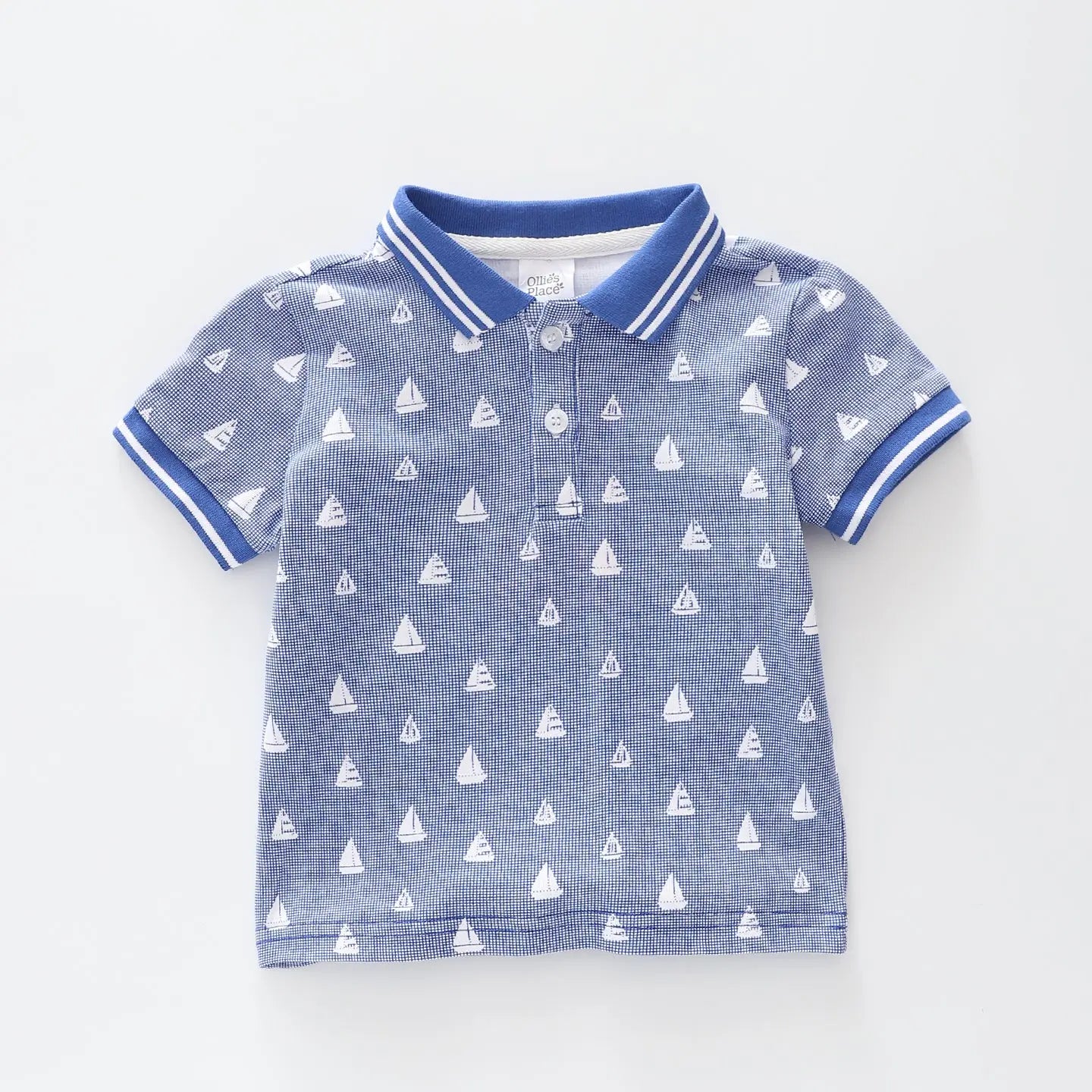 Sailing Sundays Blue Polo Ollies Place