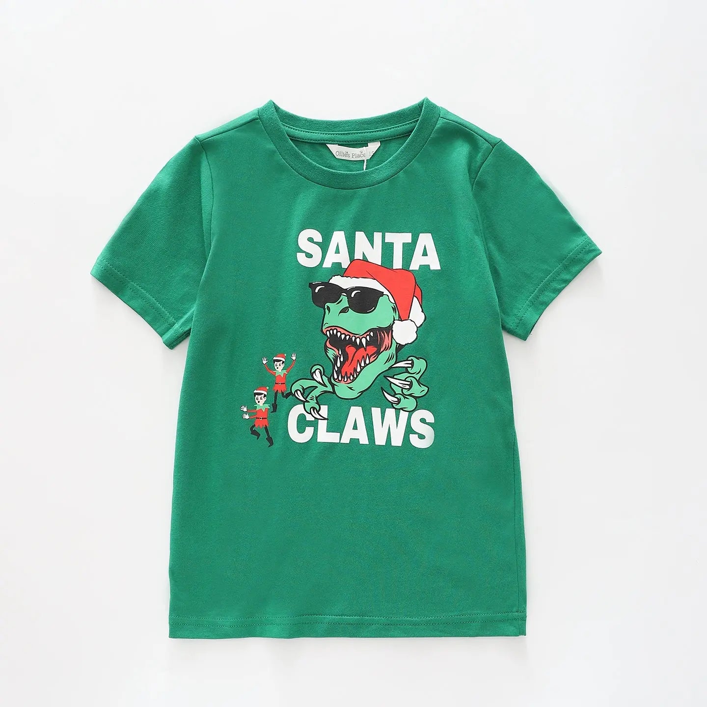 Santa Claws Christmas Tee Ollies Place