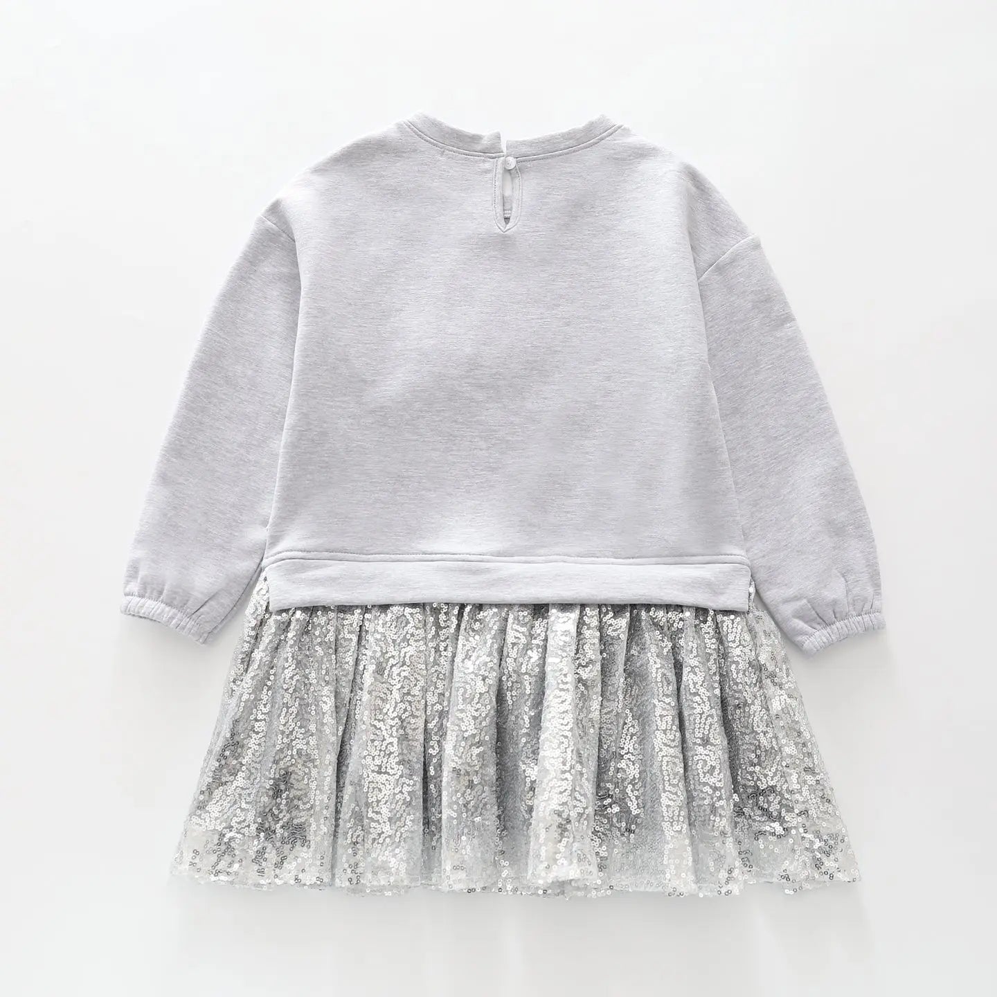 Sequins and Bows Sweatshirt Dress Ollies Place