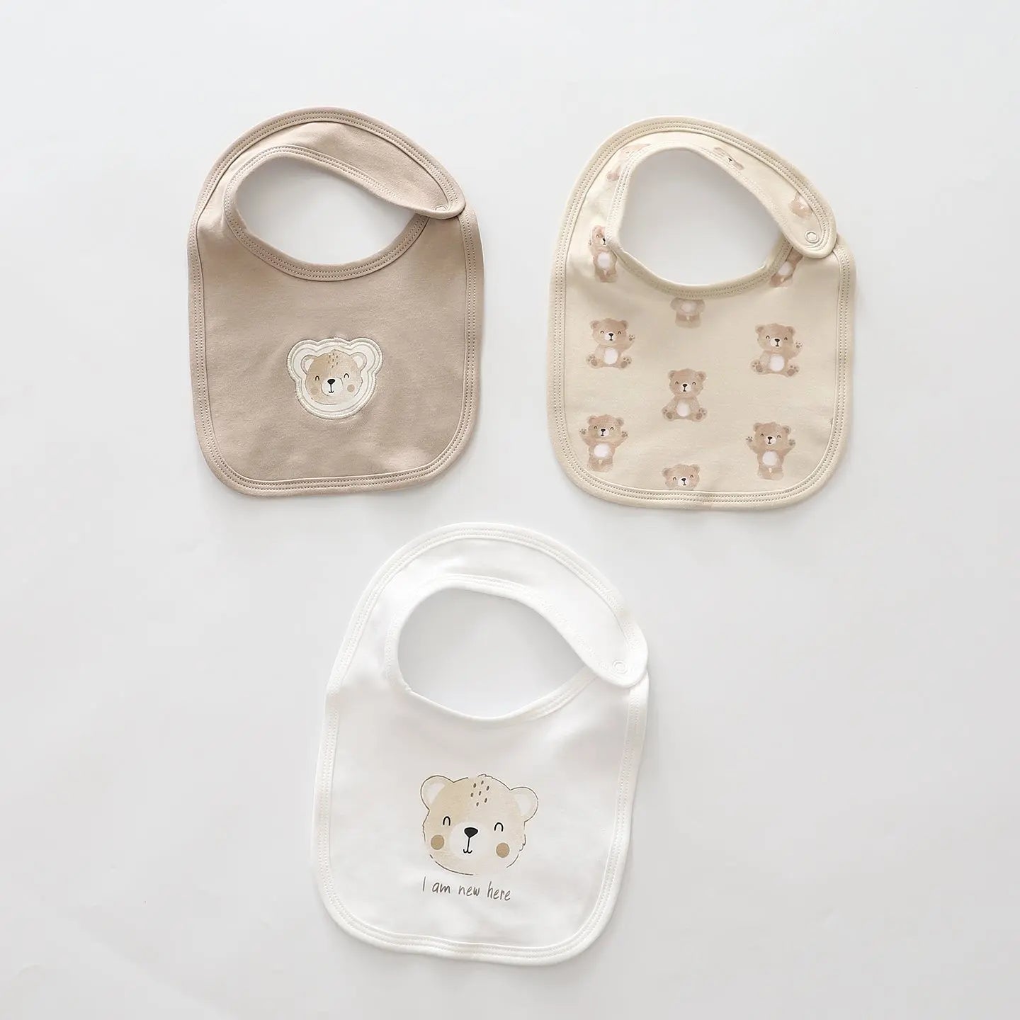 Snuggle Bears Bibs Set (3pc) Ollies Place