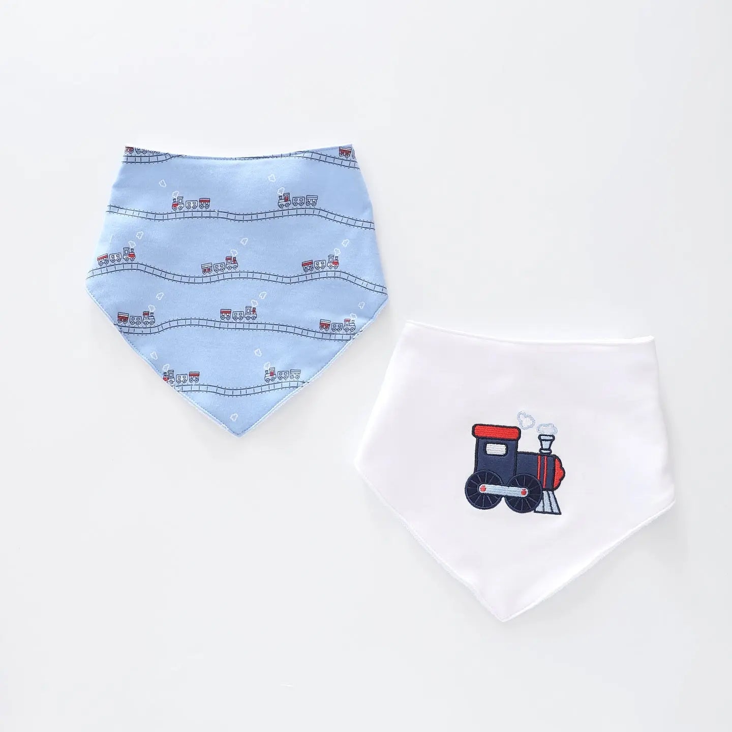 Steam Train Baby Bib Set Ollies Place