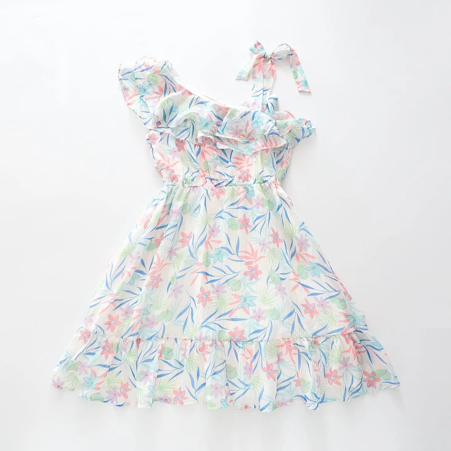 Strappy One Shoulder Floral Dress Ollies Place