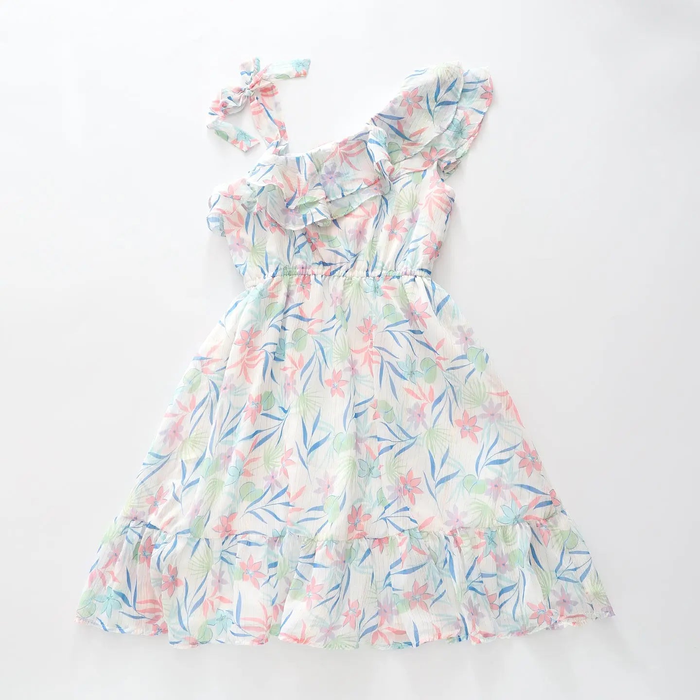 Strappy One Shoulder Floral Dress Ollies Place