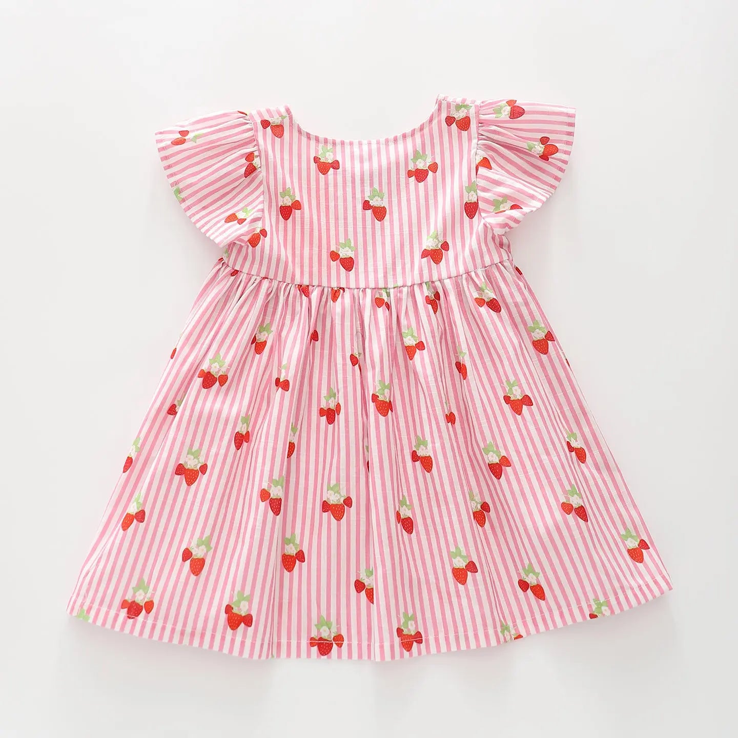 Strawberry Stripe Dress Ollies Place