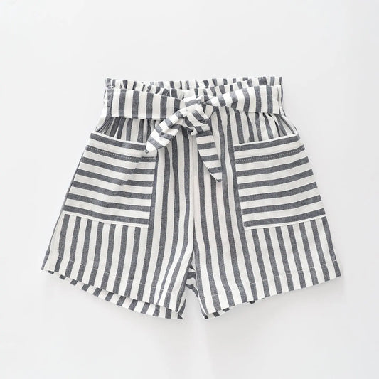 Striped Cotton Shorts Ollies Place