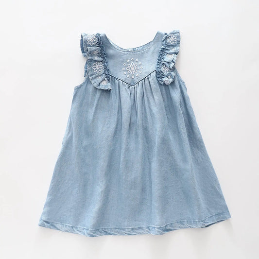 Summer Chambray Dress Ollies Place