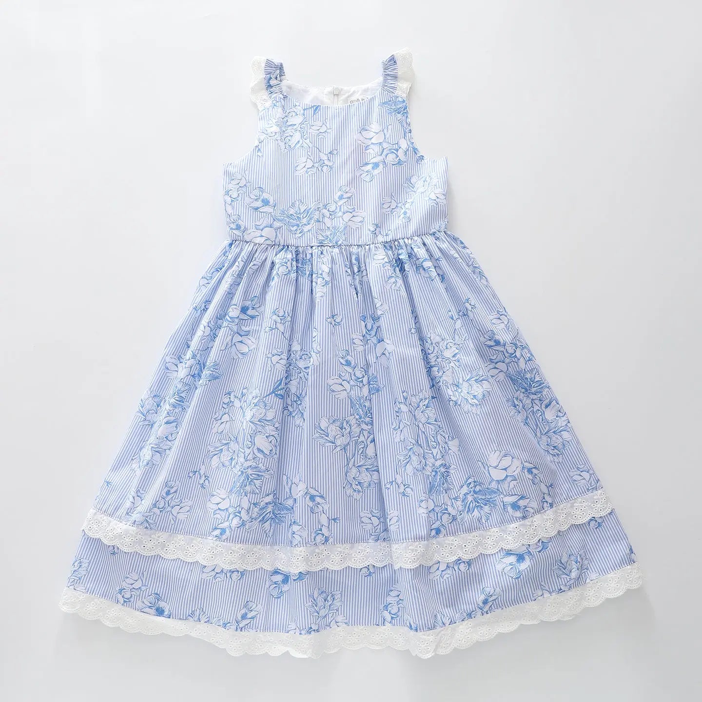 Summer Florals and Stripes Dress Ollies Place