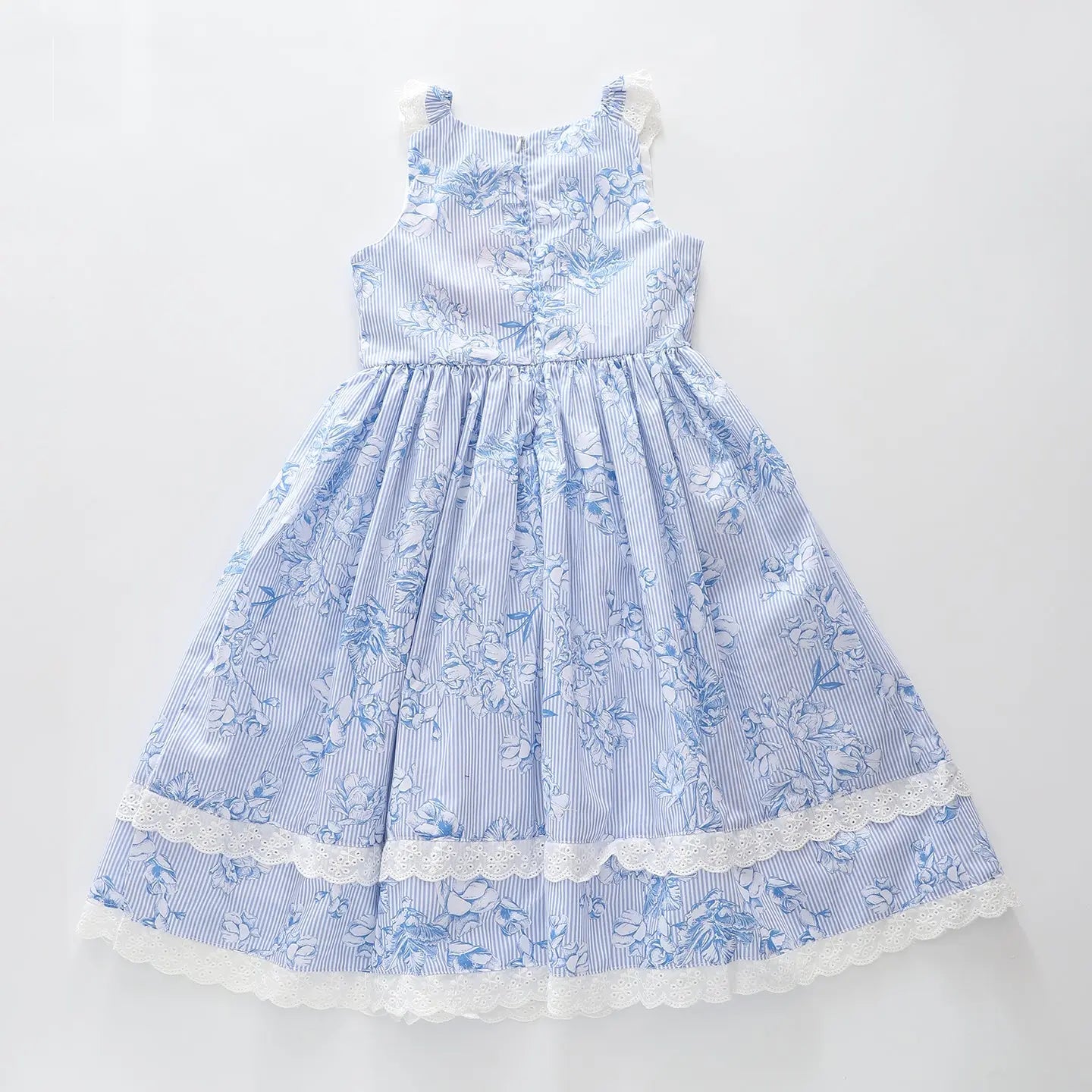 Summer Florals and Stripes Dress Ollies Place