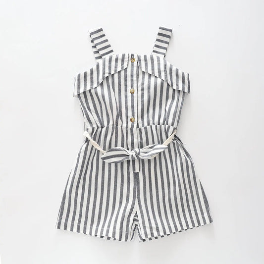 Summer Stripes Playsuit Ollies Place