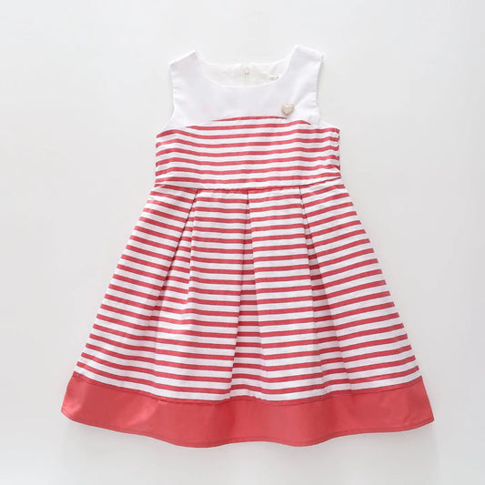 Sweet Heart Stripe Dress Ollies Place