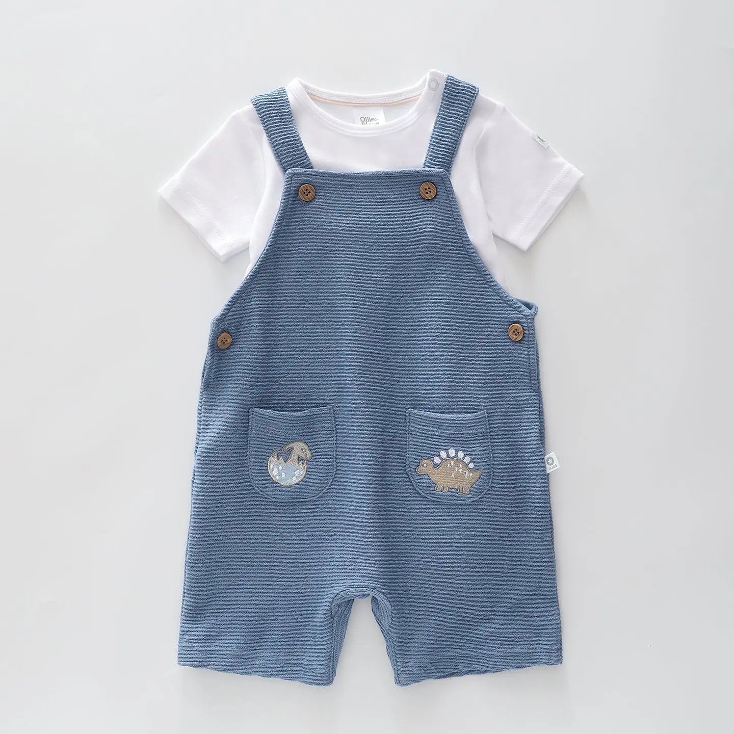 Tiny Dino Overalls Set Ollies Place