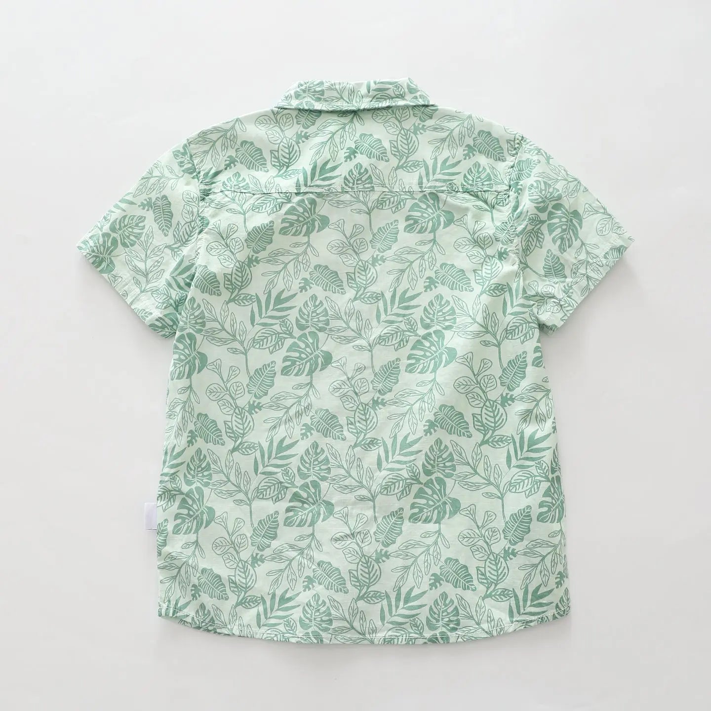 Tropical Leaves Hawaiian Shirt Ollies Place