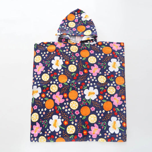 Tutti Fruity Kids Poncho Towel Ollies Place