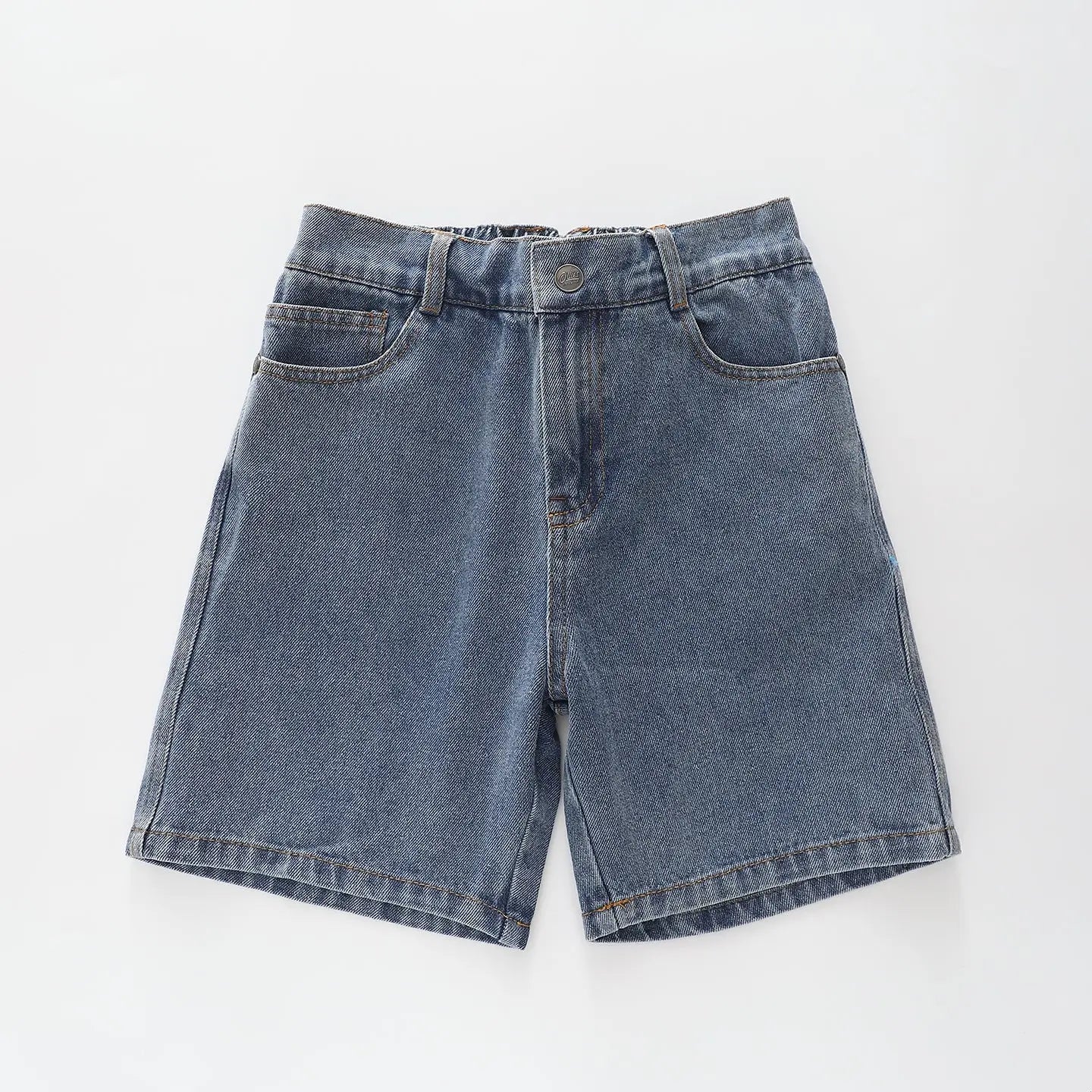 Two Tone Denim Shorts Ollies Place