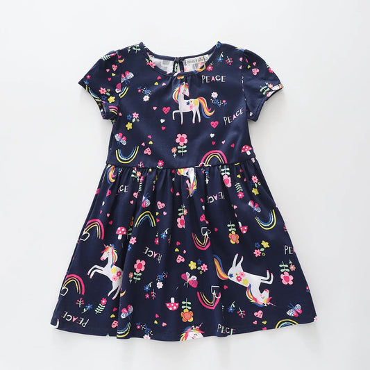Unicorn Print Dress Ollies Place