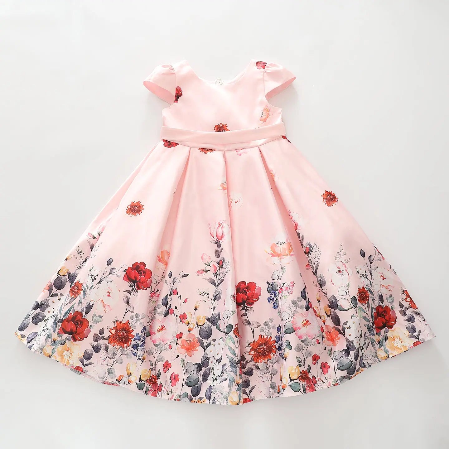 Valentina Floral Print Formal Dress Ollies Place