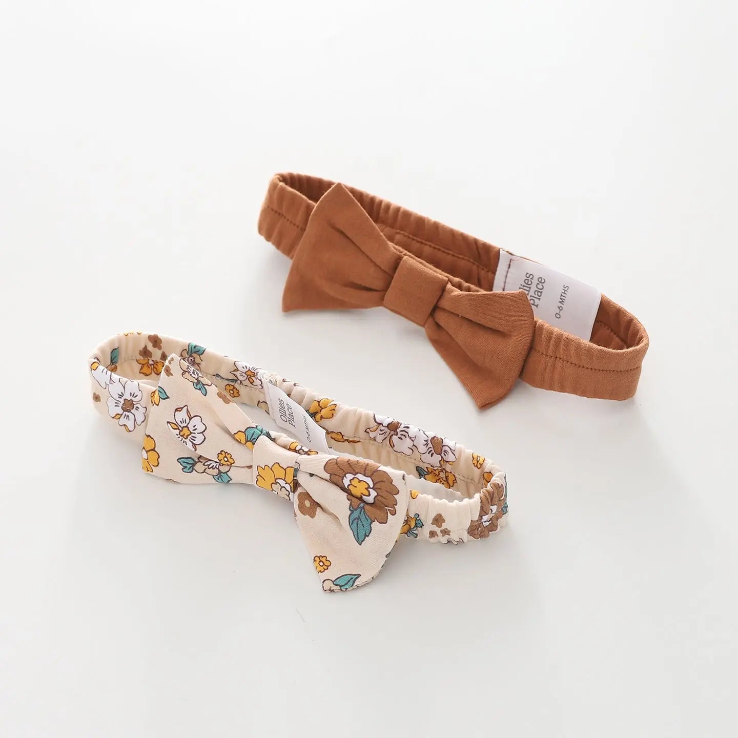 Vintage Deer, Baby Girl Headbands 2 Pack Ollies Place