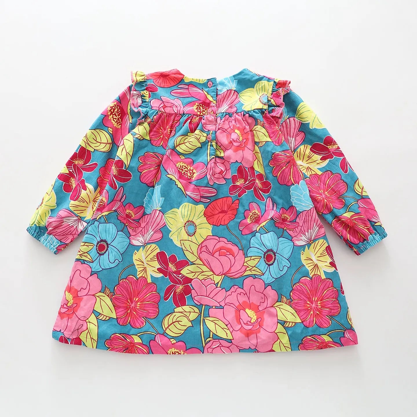 Vivid Floral Dress Ollies Place