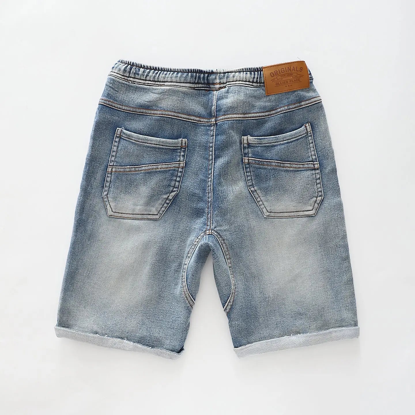 Washed Denim Shorts Ollies Place