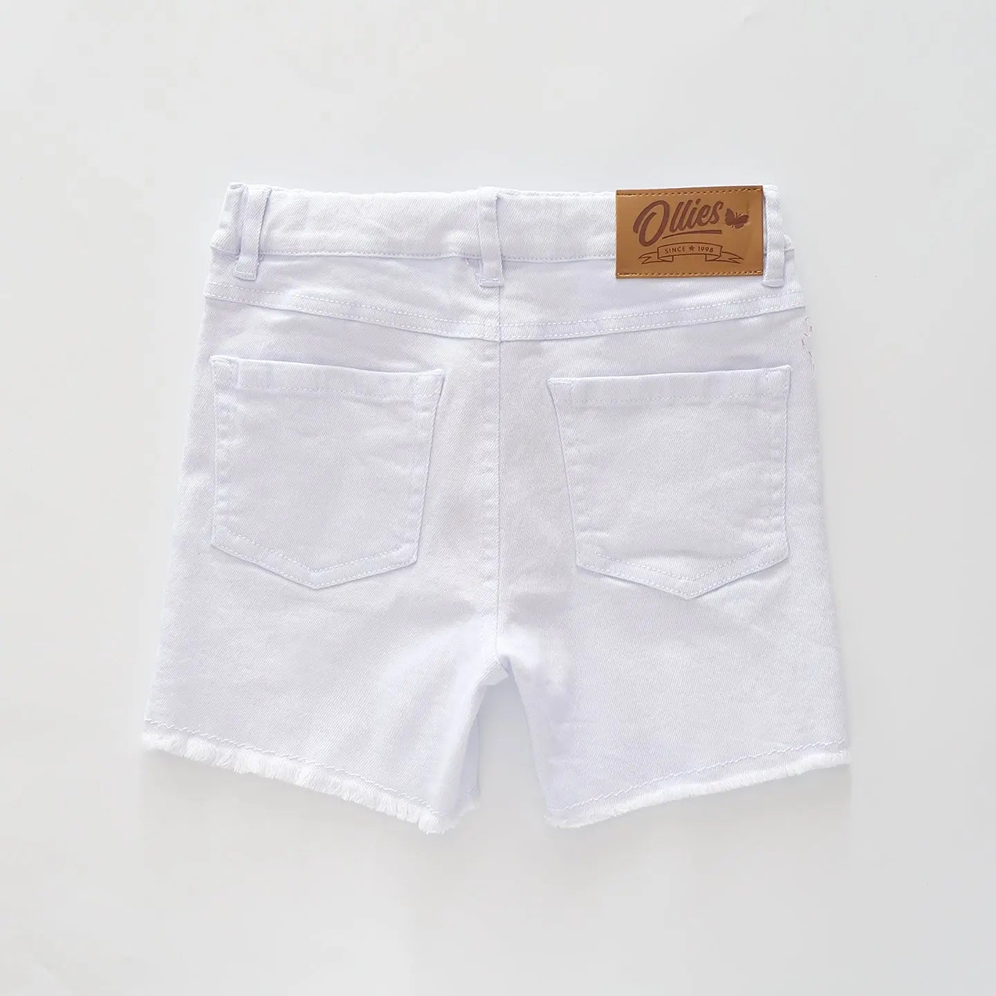 White Denim Shorts Ollies Place