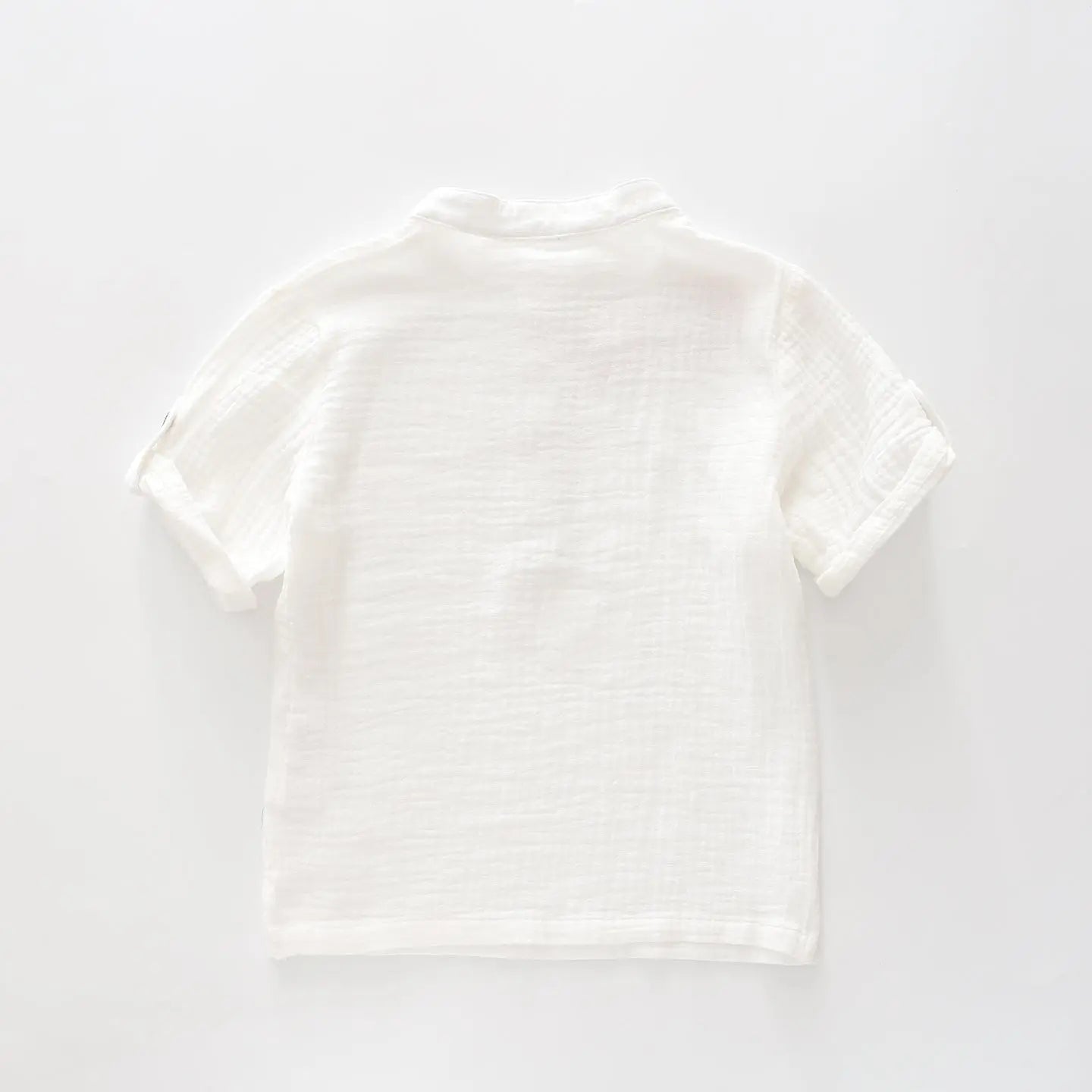 White Grandad Shirt Ollies Place