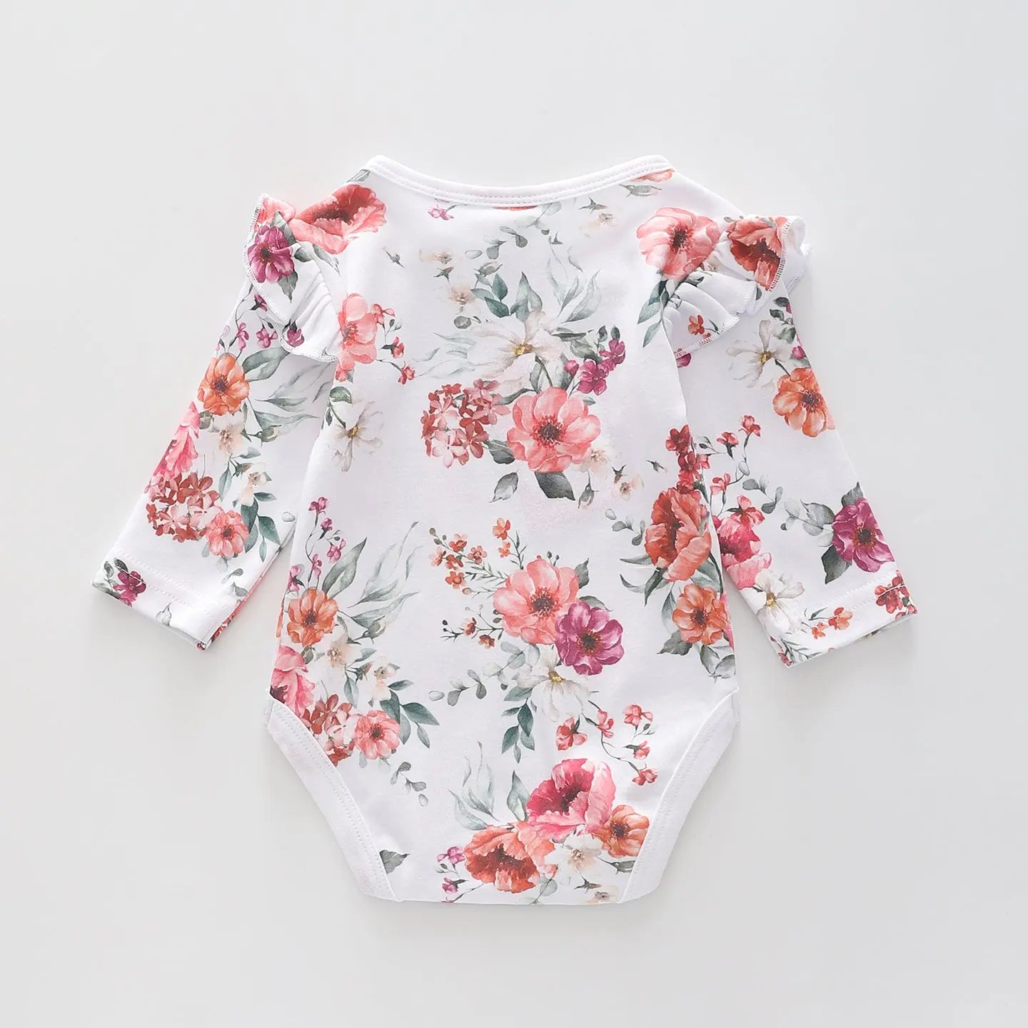 Winter Floral, Baby Girl Romper Ollies Place