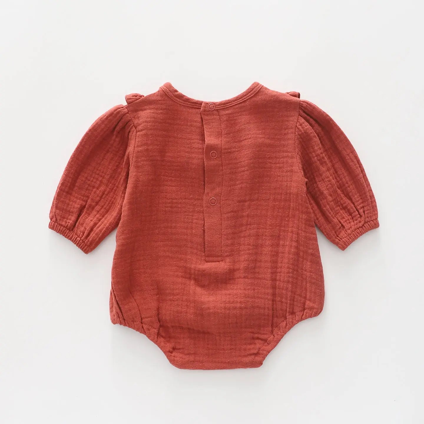 Winter Frill, Baby Girls Cheesecloth Romper Ollies Place