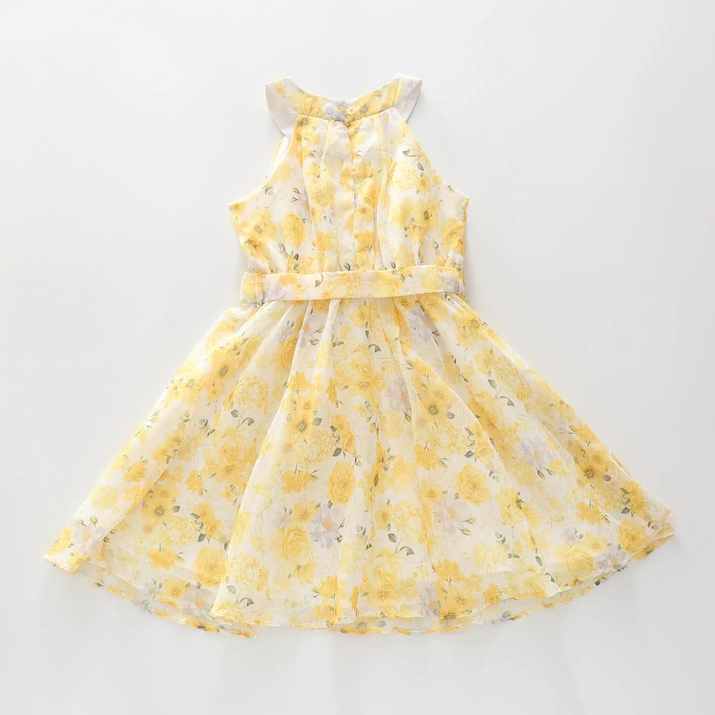 Yellow Blooms Party Dress Ollies Place