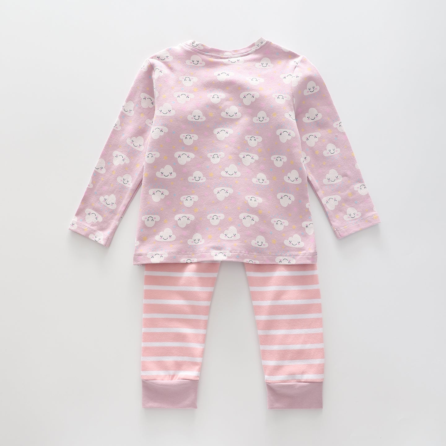 Baby Girls' All Over Cloud Print Pyjama Set