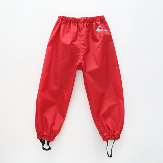 Red Waterproof Rain Pants