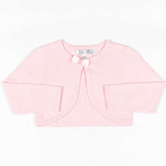 Baby Infant Girl Pink Formal Cardigan