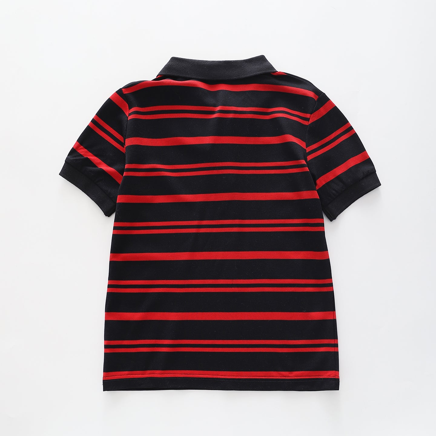 Red Stripes, Boys Polo Shirt