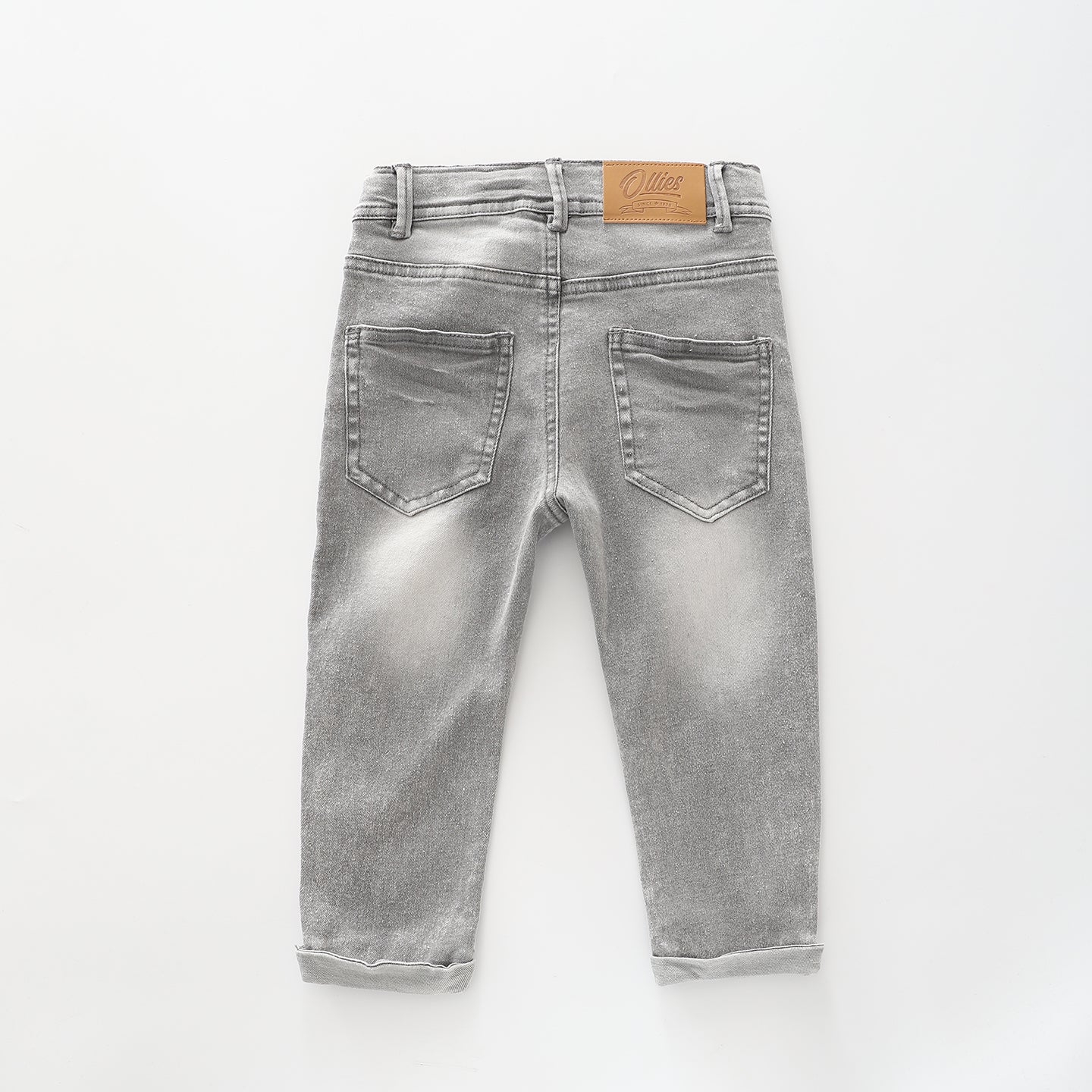 Grey Acid Wash, Infant Boys Jeans