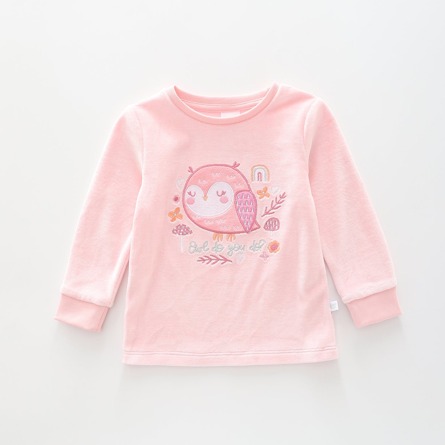 Pink Owl, Infant Girls Winter Top