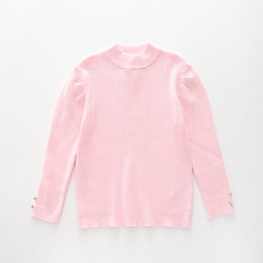 Preppy Pink, Older Girls Knit Jumper
