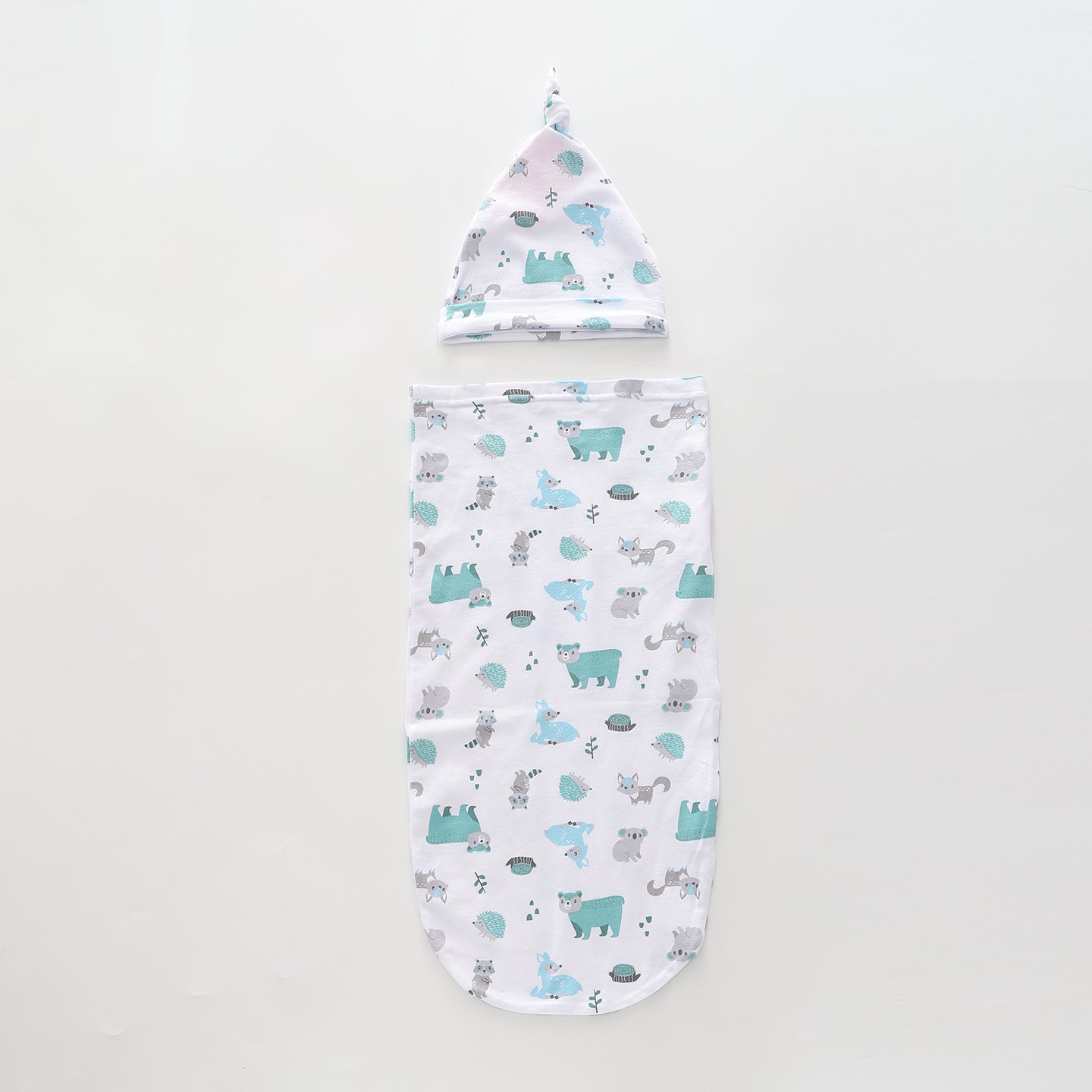 Fox and Friends, Baby Swaddle Sack Set