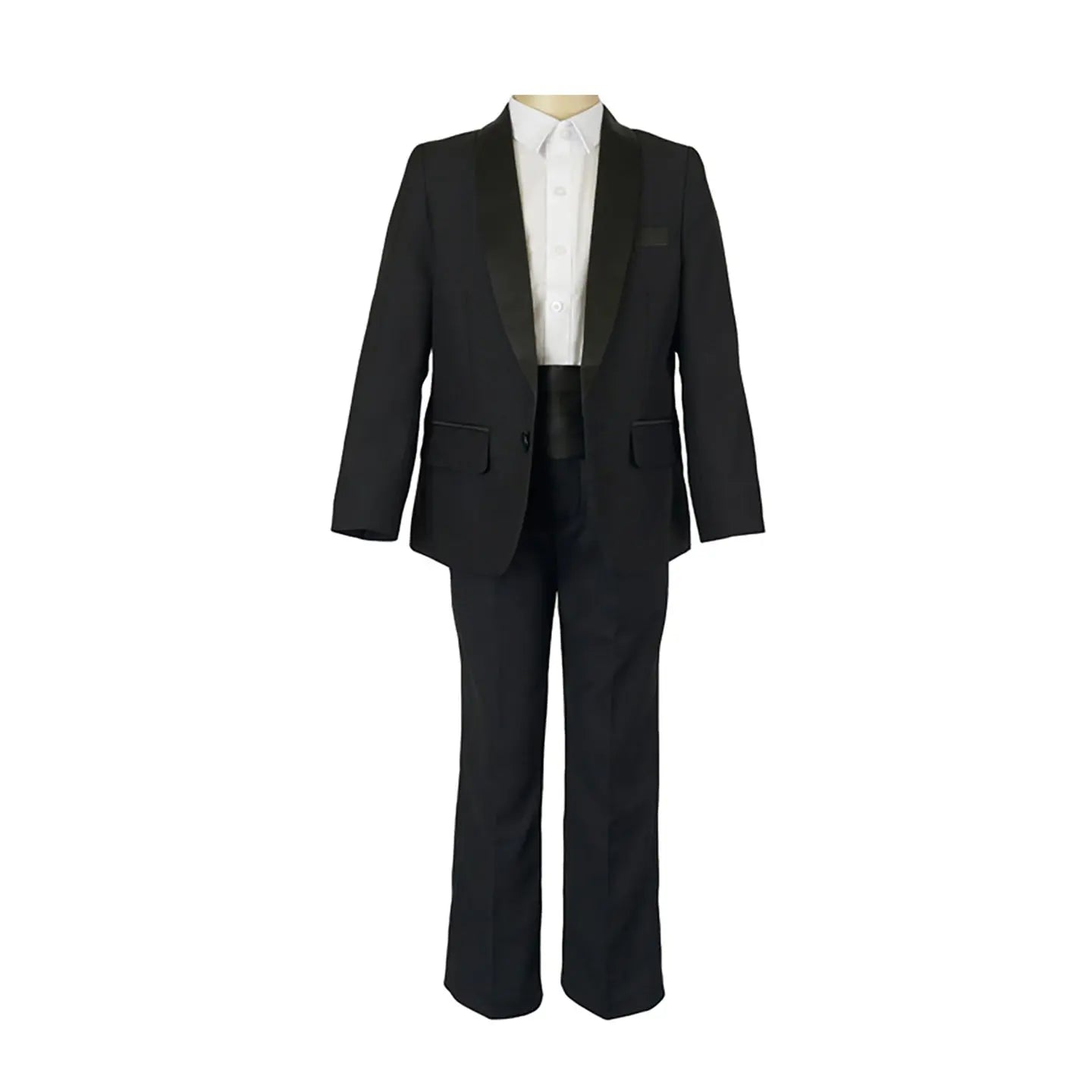 4 Piece Black Tuxedo Suit Set (6mth to 7 yrs) Ollies Place