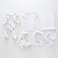 7pc cotton interlock baby gift set Cute bear print Ollies Place
