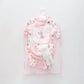 7pc cotton interlock baby gift set Cute fairy princess unicorn and frog print Ollies Place