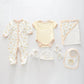 7pc cotton interlock baby gift set Cute little lion print. Ollies Place