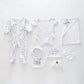 7pc cotton interlock baby gift set Cute safari animal print Ollies Place