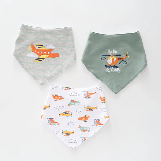 Aircraft Baby 3pc Bib Set Ollies Place