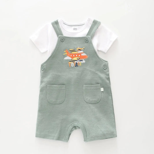 Aircraft Baby Overalls Set Ollies Place